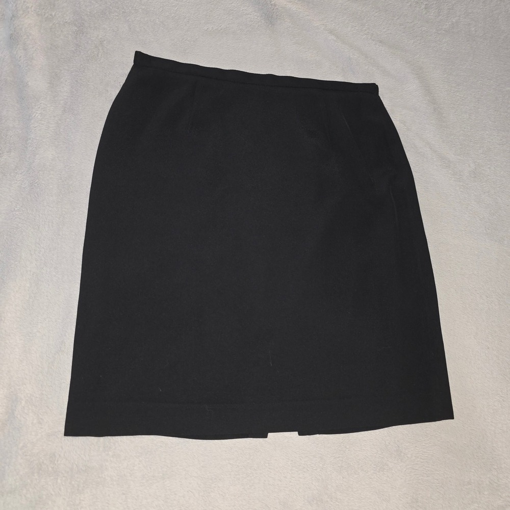 Karen‎ Scott Womens Black Pencil Skirt Size 10 Knee Length Professional Office